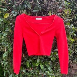 Urban Outfitters red button up cardigan